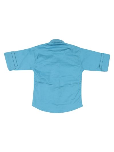 Gracecharm Boys Cotton Casual Shirt and Pant Set