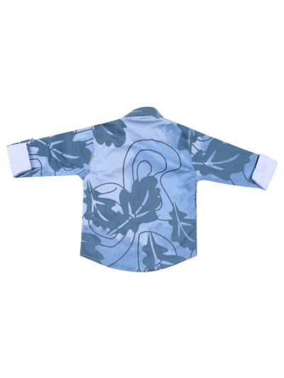 Gracecharm Boys Satin Casual Shirt with Bow Tie and Pant Set