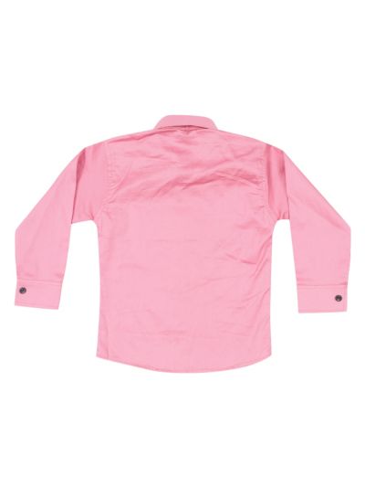 Gracecharm Boys Satin Casual Shirt and Pant Set