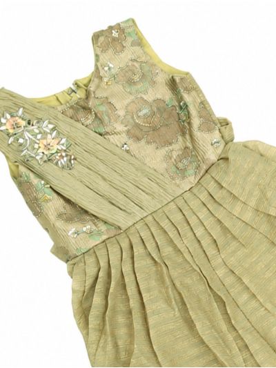 Graceful Essence Synthetic Readymade Girls Frock