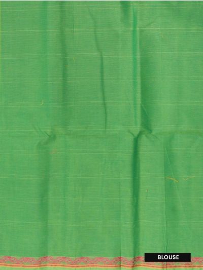 Gracecharm Elegant Cotton Butta Design with Border Saree