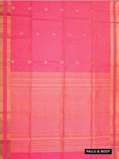 Gracecharm Elegant Pure Soft Silk Butta Design with Border Saree
