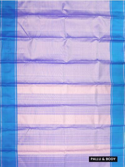 Gracecharm Elegant Pure Soft Silk Checked Design with Border Saree