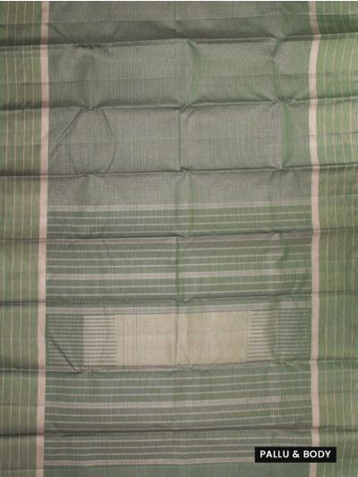Gracecharm Elegant Pure Soft Silk Checked Design with Border Saree