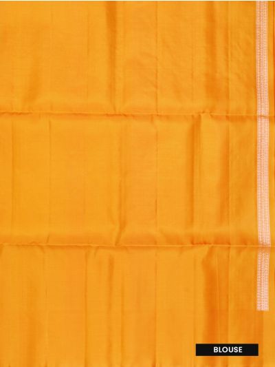 Gracecharm Elegant Pure Soft Silk Butta Design Contrast Border Saree