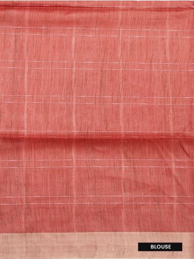 BlossomEase Art Tussar Floral Butta Design with Border Saree