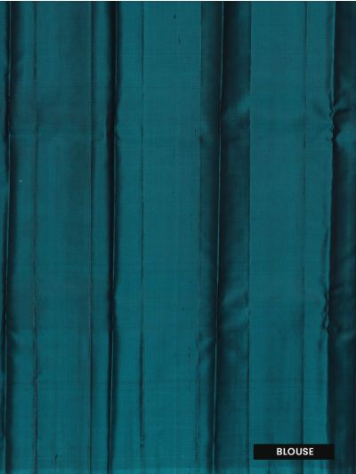 Gracecharm Elegant Floral Butta Design with One Side Border Saree