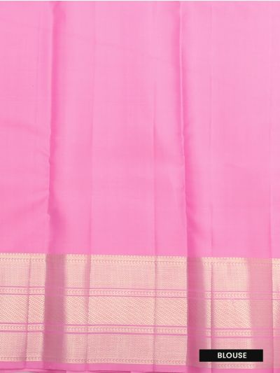 Vivaha Pure Silk Kanchipuram Wedding Jacquard Floral Motif with Zari Border Saree