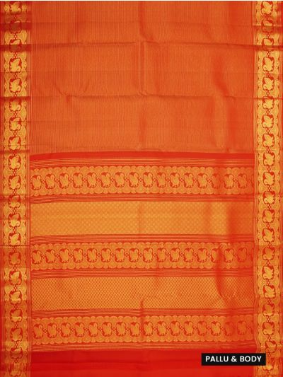 Vivaha Pure Silk Kanchipuram Wedding Jacquard Striped Design Zari Border Saree