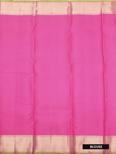 Vivaha Pure Silk Kanchipuram Wedding Jacquard Checked Butta Design with Border Saree