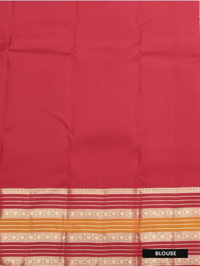 Vivaha Pure Silk Bridal Kanchipuram Striped and Butta Design Contrast Border Saree