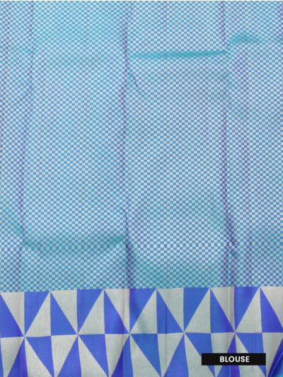 Vivaha Pure Silk Kanchipuram Wedding Checked Design with Border Saree