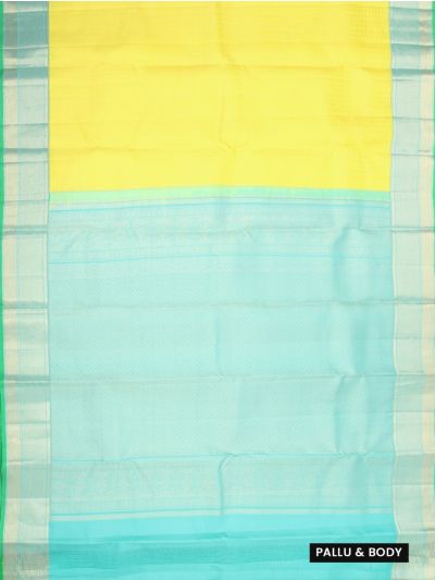 Vivaha Pure Silk Kanchipuram Wedding Jacquard Checked Design with Zari Border Saree