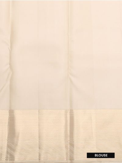 Vivaha Pure Silk Kanchipuram Wedding Jacquard Floral Motif with Zari Border Saree