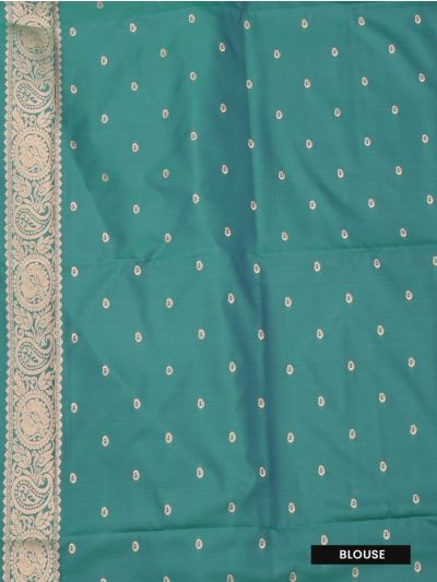 Gracecharm Elegant Art Soft Silk Butta Design with Border Saree