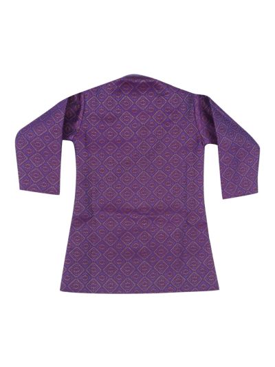 EliteCharm Boys Premium Jacquard Readymade Sherwani Set