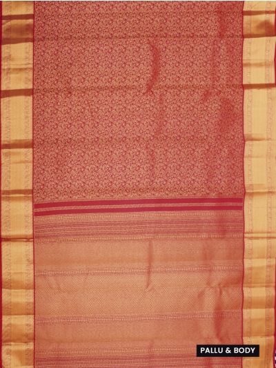 Gracecharm Elegant Floral Motif Design with Border Saree