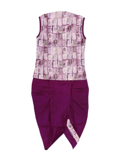 EliteCharm Boys Traditional Jacket Readymade Panchakacham Set
