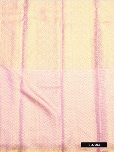 Vivaha Pure Silk Bridal Kanchipuram Floral Motif with Zari Border Saree