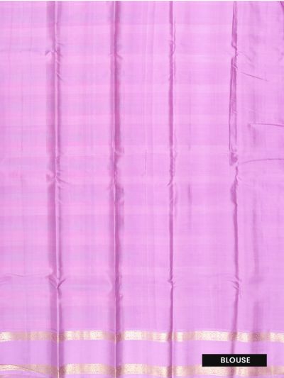Vivaha Arani Pure Silk Bridal Checked Design Contrast Border Saree