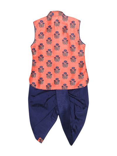 EliteCharm Boys Traditional Jacket Readymade Panchakacham Set
