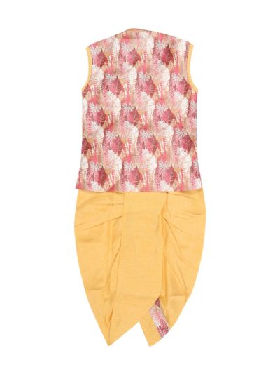 EliteCharm Boys Traditional Jacket Readymade Panchakacham Set