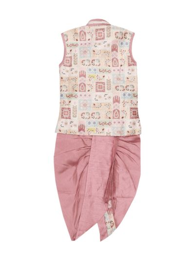 EliteCharm Boys Traditional Jacket Readymade Panchakacham Set