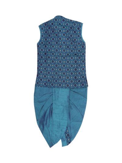 EliteCharm Boys Traditional Jacket Readymade Panchakacham Set