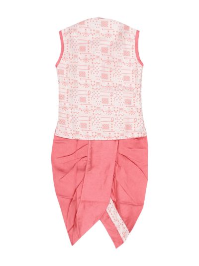 EliteCharm Boys Traditional Jacket Readymade Panchakacham Set