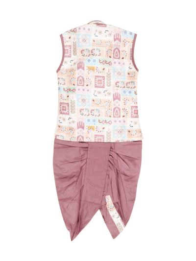 EliteCharm Boys Traditional Jacket Readymade Panchakacham Set