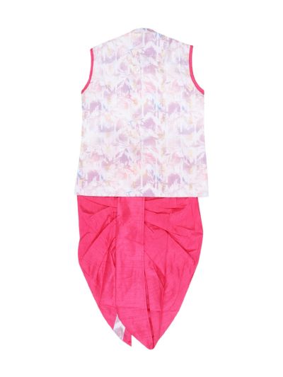 EliteCharm Boys Traditional Jacket Readymade Panchakacham Set