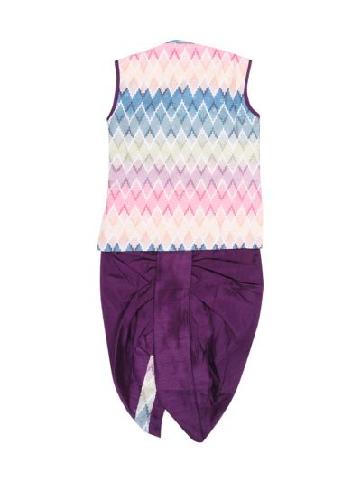 EliteCharm Boys Traditional Jacket Readymade Panchakacham Set