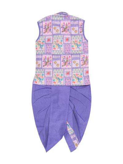 EliteCharm Boys Traditional Jacket Readymade Panchakacham Set