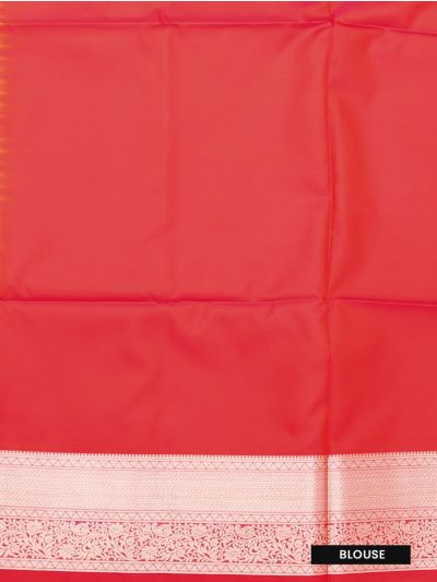 Gracecharm Elegant Art Soft Silk Checked Butta Design with Border Saree