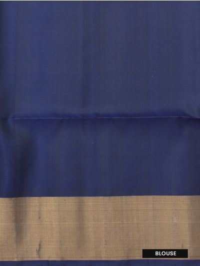 Gracecharm Pure Soft Silk Geometric Ikat Butta Design Zigzag Border Saree