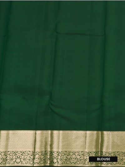 Vivaha Pure Silk Kanchipuram Wedding Geometric Design with Zari Border Saree