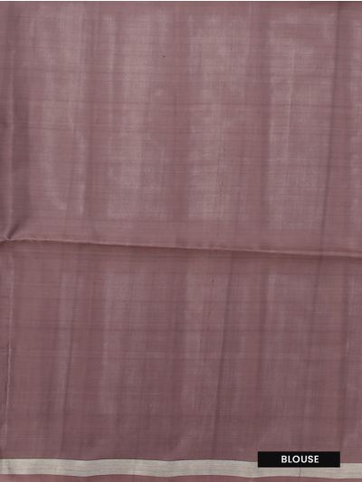 Kanmanie Soft Silk Geometric Triangle and Coin Butta with 1 Inch Tissue Border Saree