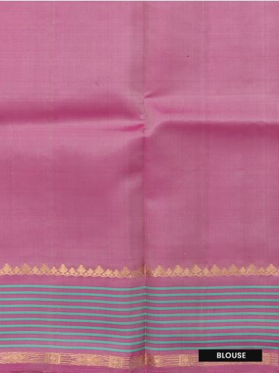 Kanmanie Soft Silk Paisley Butta Design with 5 Inch Zari Lines Border Saree