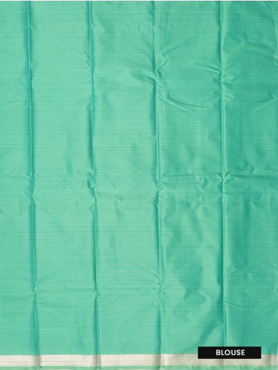 Gracecharm Art Soft Silk Floral Creeper with Geometric Pallu Border Saree