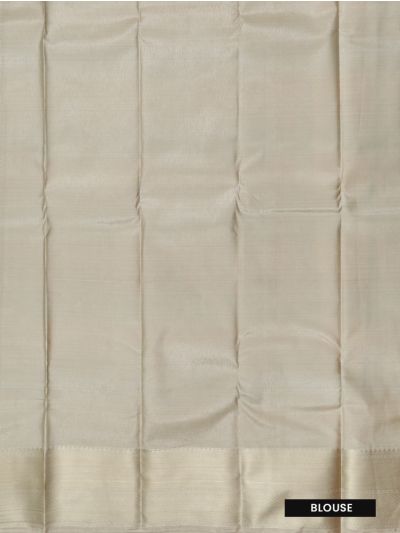 Gracecharm Art Soft Silk Botanical Floral Jaal with Self Pallu Saree