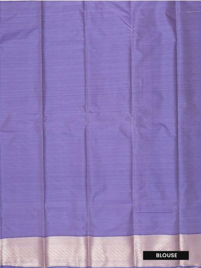 Gracecharm Art Soft Silk Floral Flamingo Butta with Diamond Border Saree