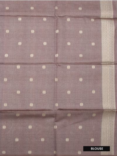 Gracecharm Art Dupion Geometric Chevron Interlock Square Pallu Saree