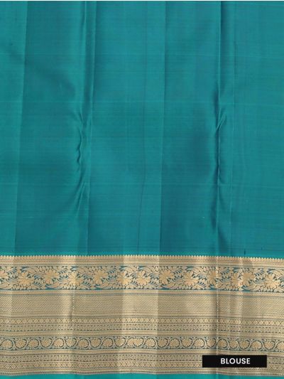 Gracecharm Pure Silk Floral Vase Jaal Zari Border Diamond Pallu Saree