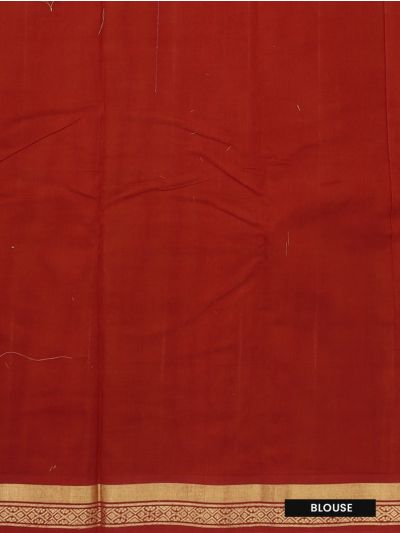 Kanmanie Silk Cotton Floral Butta with 2 Inch Jacquard Border Saree