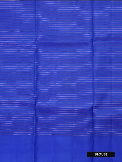 Kanmanie Soft Silk Stripe Butta with 5 Inch Asthiri Border Saree