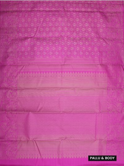 Gracecharm Uppada Silk Floral Motif with Floral Tip Border Saree