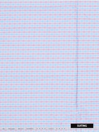 Raymond Men's Plaid Check Unstitched Shirt and Trouser Fabric Set