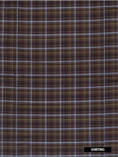 Raymond Men's Tartan Plaid Check Unstitched Shirt and Trouser Fabric Set