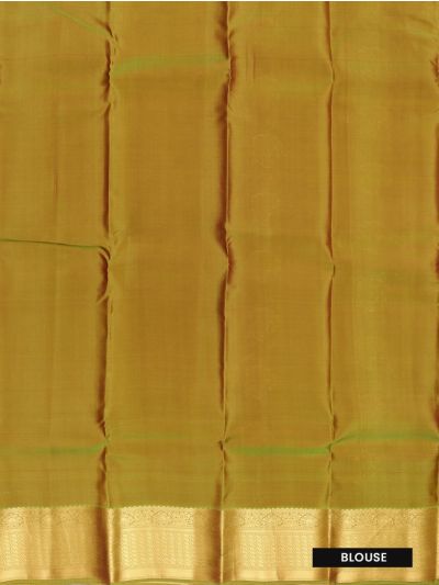 Gracecharm Gift Art Silk Floral Bunch Butta Gold Zari Border Saree