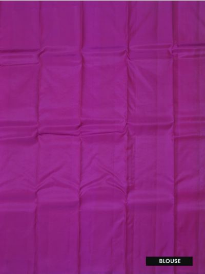 Gracecharm Gift Art Silk Floral Bunch Butta with Contrast Floral Jaal Pallu Saree